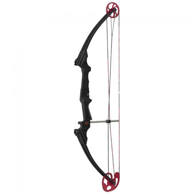 Genesis Original compound bow, right hand, black with red cams